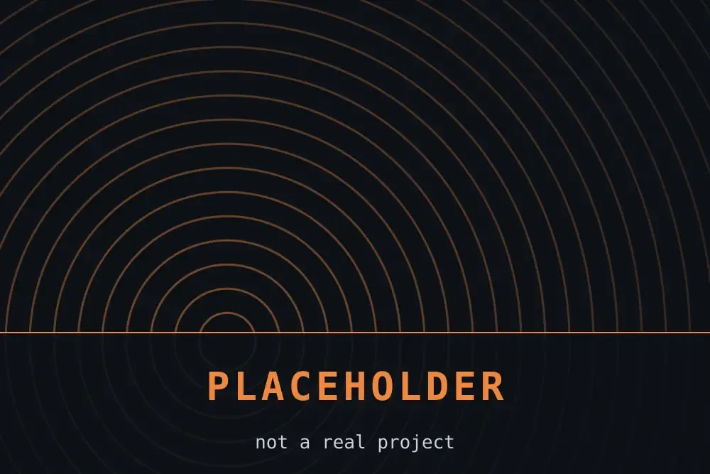 Placeholder artwork: an amber geometric pattern on near-black, labelled Placeholder Print 09.